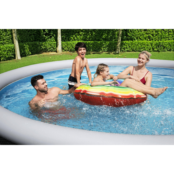 Bestway Πισίνα Fast Set™ στρογγυλή Rattan 396x84 Cm - 57376