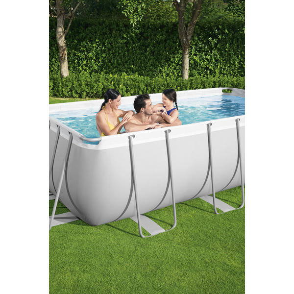 Bestway πισίνα Power Steel Ορθογώνια 412x201x122cm - 56456