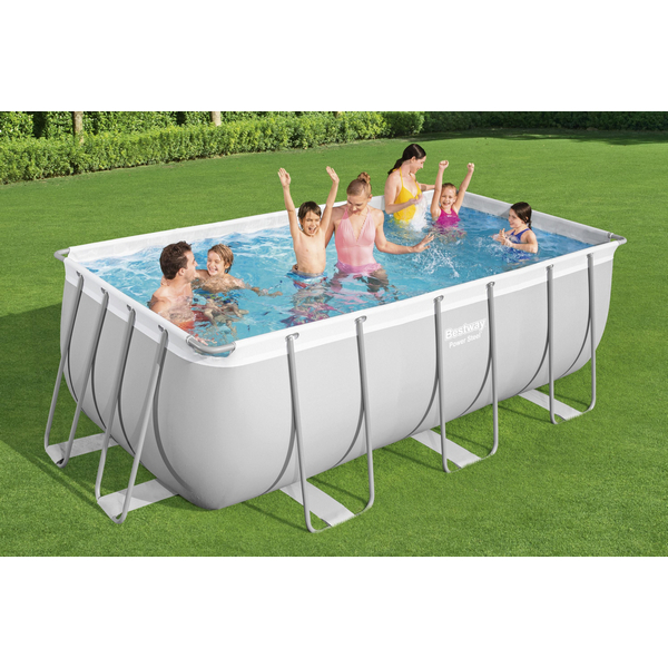 Bestway πισίνα Power Steel Ορθογώνια 412x201x122cm - 56456