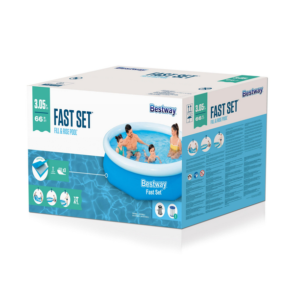 Bestway Πισίνα Fast Set™ στρογγυλή 305x66cm - 57458