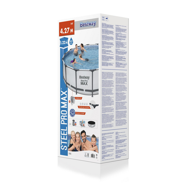 Bestway πισίνα Steel Pro Max™ στρογγυλή 427x122cm - 5612X